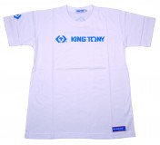 Футболка с логотипом бренда KING TONY (размер: S), белая KING TONY ZS142W-S