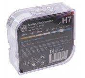 Автолампа H7 (70) PX26d BLUE WHITE 4300K (бокс, 2шт) 24V MEGAPOWER /1/10