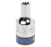 Головка торцевая стандартная шестигранная 1/4, 3,2 мм KING TONY 233532M