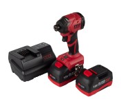 Аккумуляторный шуруповерт, ударный, 18 В, 4 предмета, кейс MIGHTY SEVEN DS-202A