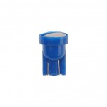 Автолампа T10W (W2,1x9,5d) COB 1 SMD CHIPS BLUE 20лм 12V MEGAPOWER /10 /100 OLD M-10514B