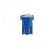 Автолампа T10W (W2,1x9,5d) COB 1 SMD CHIPS BLUE 20лм 12V MEGAPOWER /10 /100 OLD