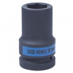 Головка торцевая ударная глубокая шестигранная 1, 28 мм KING TONY 843528M