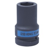 Головка торцевая ударная глубокая шестигранная 1, 28 мм KING TONY 843528M