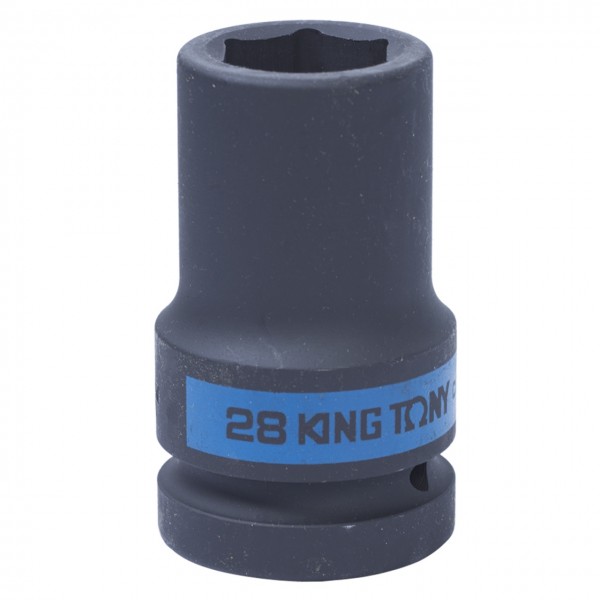 Головка торцевая ударная глубокая шестигранная 1, 28 мм KING TONY 843528M