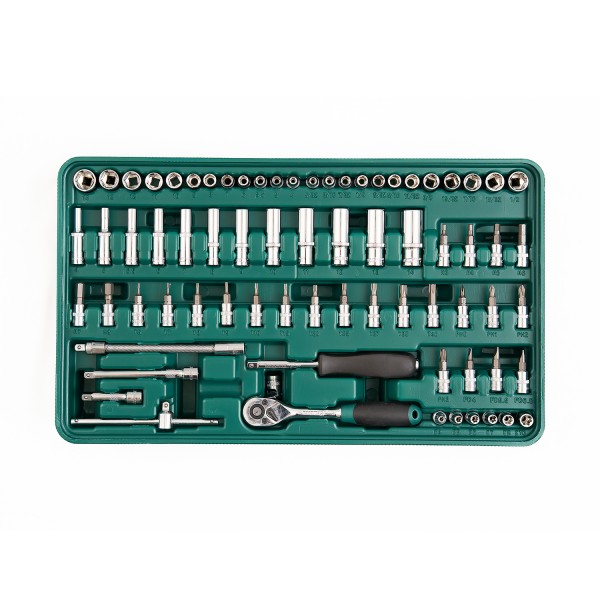 Набор инструмента ROSSVIK (головки 1/4"), ложемент, 73 предмета LST073