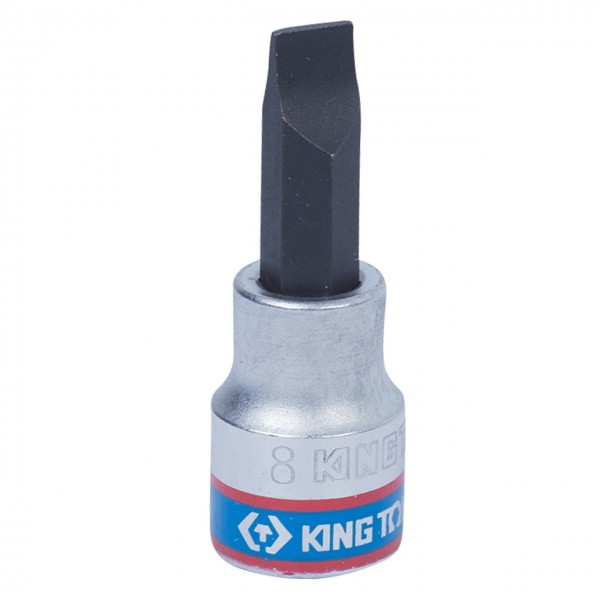 Насадка (бита) торцевая 3/8, Slotted, 8х1,2 мм, L = 50 мм KING TONY 302208
