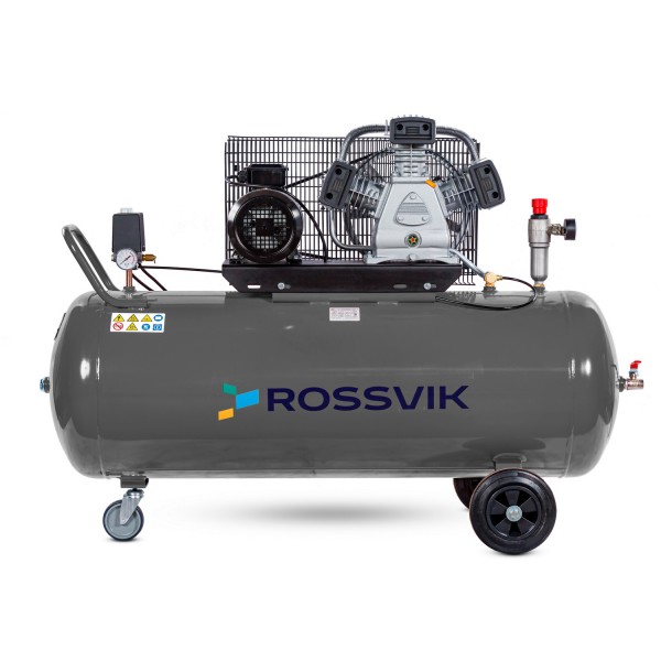 Компрессор поршневой ROSSVIK СБ4/С-200.LB40, 580л/мин, 10бар, ресивер 200л, 380В/3кВт RAL7016 СЕРЫЙ СБ4/С-200.LB40 RAL7016