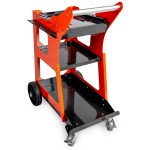 Многофункциональный споттер 220В, 14кВА, 40А, сварочный ток 3800А, с тележкой WDK-1331 WDK-9B