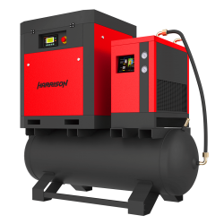 HRS-941500TD3 Винтовой компрессор с ресивером и осушителем Harrison: 1500 л/мин, 8 бар, 11 кВт, 300