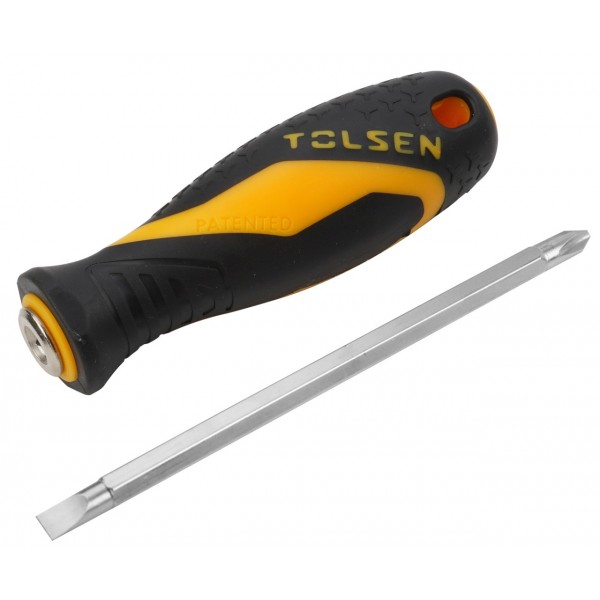 Отвертка со сменной вставкой (битой), 2 в 1 TOLSEN TT20042