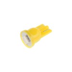 Автолампа T10W (W2,1x9,5d) 1 SMD 5050 YELLOW 8лм   12V MEGAPOWER /10 /100 M-10411Y
