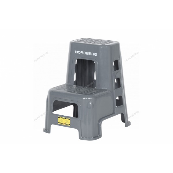 Табурет-стремянка, 2 ступени, серый NORDBERG TL35G