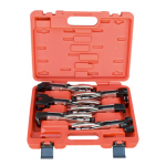 Набор сварочных  зажимов с фиксаторами в пластиковом кейсе. WDK-65612