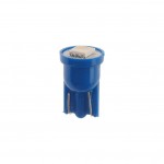 Автолампа T10W (W2,1x9,5d) 1 SMD 5050 BLUE 6лм 12V MEGAPOWER /10 /100 OLD M-10411B