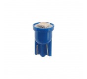 Автолампа T10W (W2,1x9,5d) 1 SMD 5050 BLUE 6лм 12V MEGAPOWER /10 /100 OLD