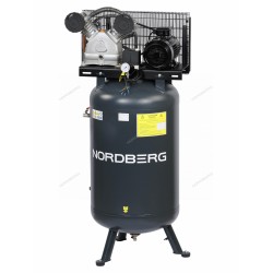 Компрессор вертикальный поршневой с ременной передачей 380 В, ресивер 270 л, 880 л/мин  NORDBERG NCPV300/880