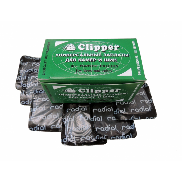 CLIPPER НАБОР ЗАПЛАТ H406n универсальные 45*45мм (45шт.) CLIPPER H406n
