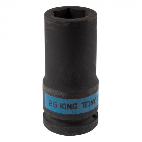 Головка торцевая ударная глубокая шестигранная 3/4, 25 мм KING TONY 643525M
