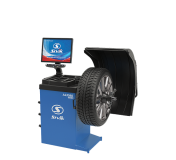 Станок для балансировки колес автомототранспортных средств СБМП-40 Л (РФ, Синий RAL5017) Alpha Luxe