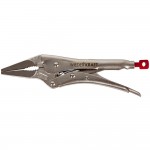 Зажимные  клещи  регулируемые с  фиксатором с удлиненными губками. Струбцины сварочные WDK-65047