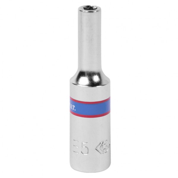 Головка торцевая TORX Е-стандарт 1/4, E5, L = 50 мм KING TONY 227505M