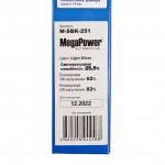 Пленка тонировочная Light Silver 25.5% (блокировка УФ-62% ИК-82%) 50х300см MEGAPOWER /1/50 M-SBK-251