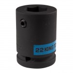 Держатель вставок (бит) ударный 3/4>22 мм, с винтовым фиксатором KING TONY 609622M