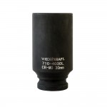 Головка торцевая ударная глубокая 1/2, 6 граней, 30 мм WDK-710-4030L