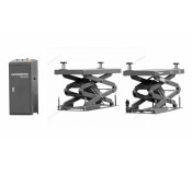 Подъемник ножничный 3,5т, с встроенными адаптерами для SUV авто, 220В (серый) NORDBERG N631-3,5G