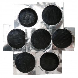 CLIPPER НАБОР ЗАПЛАТ B038T камерные на фольге 38мм (50шт.)