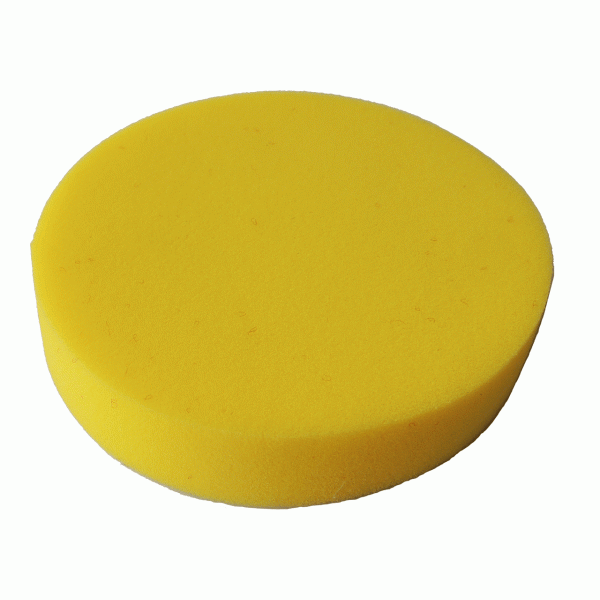 asturomec полировальник  пу желтый 150 мм, для финишной полировки, крепление липучка 10.610.0151