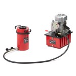 Гидравлический цилиндр (домкрат) с полым штоком, однополостной 60 т, ход 100 мм HRH-CY06060100