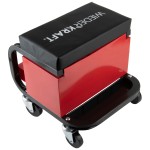 Табурет механика с 3 инструментальными ящиками, г/п 110 кг WDK-86032