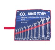 Набор комбинированных ключей, 8-24 мм, 11 предметов KING TONY 1211MR