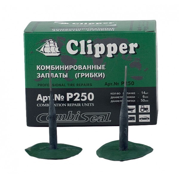 CLIPPER НАБОР ГРИБКОВ  для легковых колес ножка-8,5мм, шляпка-55мм (24шт.) P250