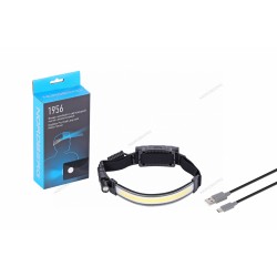 Фонарь налобный со светодиодной лентой и боковым направленным светом, аккумуляторный NORDBERG 1956