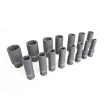 Набор ударных головок глубоких 1/2, 10-32 мм, 15 предметов OPT-40215