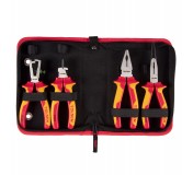 Набор пассатижей и бокорезов диэлектрических, 4 предмета, в футляре на молнии TOLSEN TTV83204