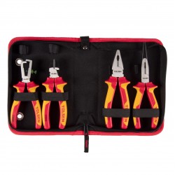 Набор пассатижей и бокорезов диэлектрических, 4 предмета, в футляре на молнии TOLSEN TTV83204