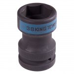 Головка торцевая ударная 1, Square 20 мм х Hex 38 мм, футорочная KING TONY 85452038M