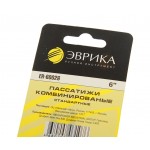 Пассатижи комбинированные стандартные 6" ЭВРИКА 1/6/60 ER-60026
