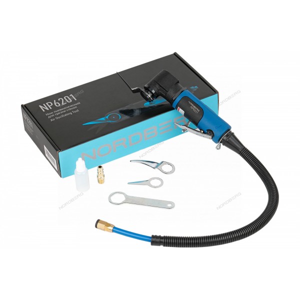 Нож пневматический для срезки стекол, с набором насадок NORDBERG NP6201