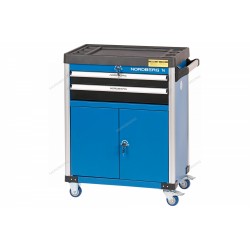 Тележка инструментальная, 2 выдвижных ящика, 2 полки с дверцами NORDBERG T4