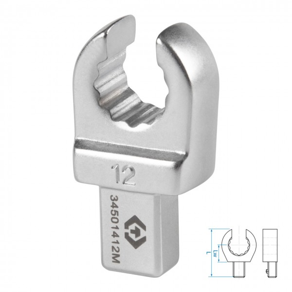 Насадка разрезная серии FIT, 12 мм, 9х12 мм KING TONY 34501412M