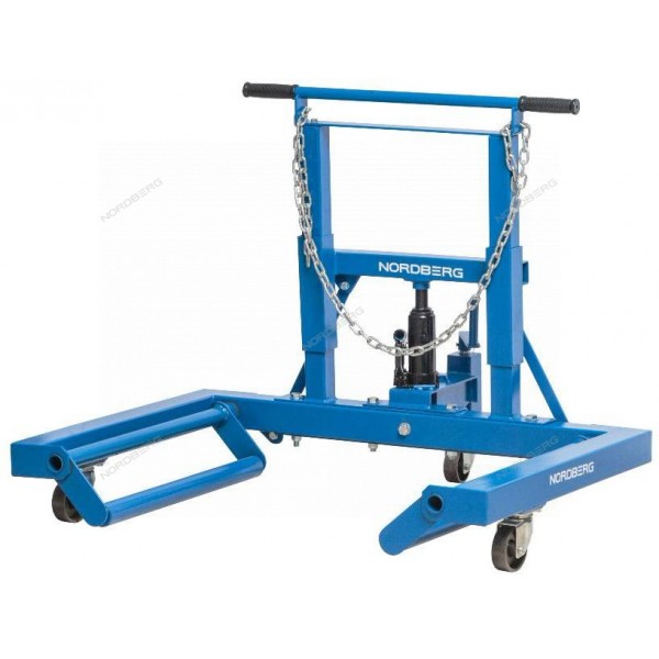 Тележка гидравлическая для снятия/установки колёс, г/п 680 кг NORDBERG N31007