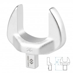 Насадка рожковая серии FIT, 36 мм, 9х12 мм KING TONY 34501136M