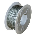 Струна для снятия стекол автомобиля витая, катушка 100 м WDK-65306