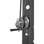 Пресс напольный пневмогидравлический, 75 тонн. Ход штока 240 мм. Рабочий диапазон 0-900 мм WDK-80175