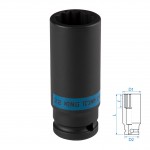 Головка торцевая ударная глубокая двенадцатигранная 1/2, 22 мм KING TONY 443022M